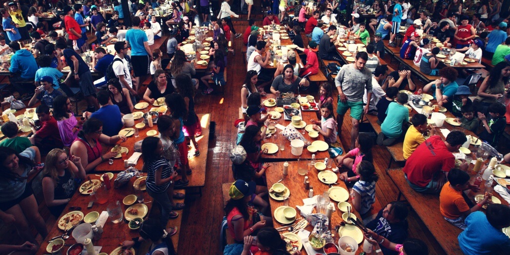 The dining hall