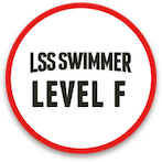 LSS Level F Swim Badge