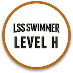 LSS Level H Swim Badge