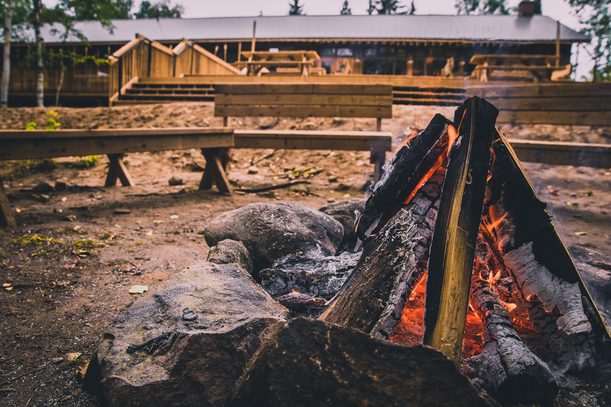 Counsellors Lounge firepit