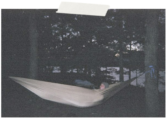 Opens blog post: Why I sleep in a hammock